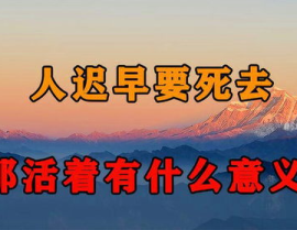 人活着的意义是什么,人活着的多重维度